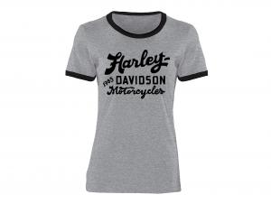 T-Shirt "Essential Harley Heather Ringer" 96656-22VW