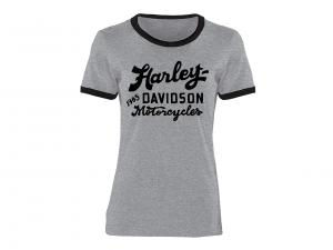Women's Essential Harley Heather Ringer Tee 96656-22VW