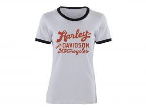 T-Shirt "Essential Harley Solid Ringer Cloud Dance" 96642-22VW