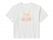 Women's Flaming Eagle Boxy Tee 96777-25VW