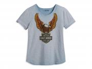Women's Hometown Scoop Neck Tee - Blue 96219-23VW