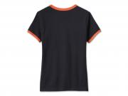 T-Shirt "Iconic V-Neck Shoulder Stripe"_1
