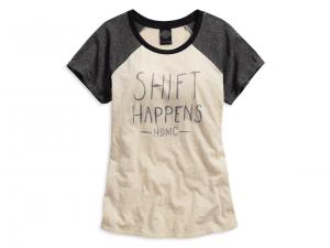 Shift Happens Raglan-Sleeve Tee 96336-16VW