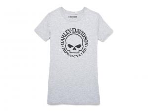 Women´s Skull Graphic Tee Grey 99156-22VW