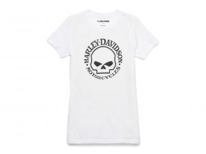 Women´s Skull Graphic Tee White 99155-22VW