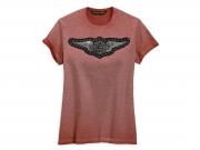 STUDDED WING TEE RED 99275-19VW