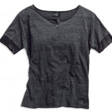 Faux Leather Accent Top 96136-15VW
