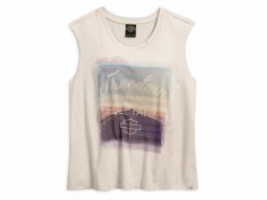 Top "FREEDOM IS A FULL TANK SLEEVELESS" 96011-16VW