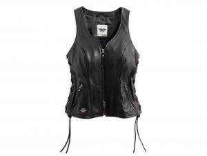 AVENUE LEATHER VEST 98071-14VW