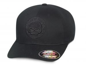 Men's Skull Stretch Baseball Cap 99421-16VM