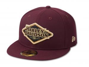 120th Anniversary 59FIFTY Baseball Cap Dark Red 97742-23VM