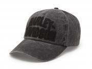 Arched Font Panhead Fitted Baseball Hat Black 97715-25VM