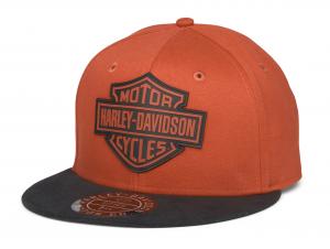 B&S Woven Orange Cap 99403-22VM