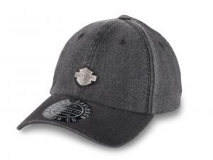 Bar & Shield Denim Stretch-Fit Cap 97744-24VM