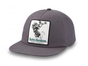 Cowboy 5-Panel Strapback Cap Grey 97652-25VM