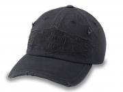 Flying Lap Distressed Stretch-Fit Cap Black 97617-25VM
