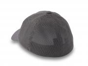 Baseballmütze "H-D Oil Can Bar & Shield Stretch-Fit Grey"_1