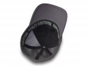 Baseballmütze "H-D Oil Can Bar & Shield Stretch-Fit Grey"_2