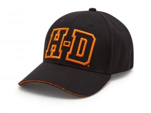 H-D Softail Stretch Fit Baseball Hat Black 97723-25VM