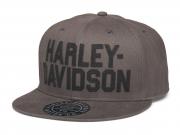 Baseballmütze "Harley-Davidson Block Cap Blackened Pearl" 99409-22VM