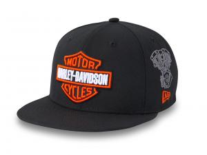 Baseballmütze "V-Twin Engine 59FIFTY Black" 97651-25VM