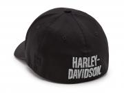 Baseballmütze "Willie G Skull Reflective Softail Stretch Fit"_1