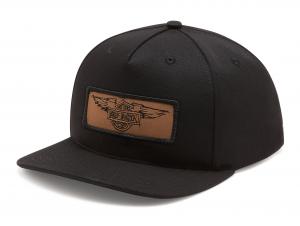 Willie G. Silver Wings Leather Patch Adjustable Baseball Cap 96267-25VX