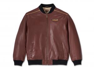 Men's 120th Anniversary Leather Jacket Rum Raisin 97035-23VM