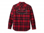 Hemd/Jacke "Flying Eagle Zip-Up Flannel Red Plaid"_1