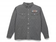 Men's Stacked Logo Quilted Shirt Jacket 96164-22VM