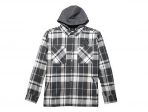 Men's Up North Sherpa Flannel - Grey 96359-23VM