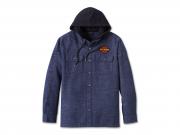 Men's Whiplash Hooded Shirt Jacket 96876-23VM