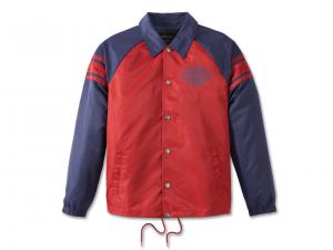 Men's #1 Coaches Jacket Red 97528-23VM