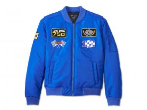Jacke "At the Crank Bomber Jacket Blue" 97451-24VM