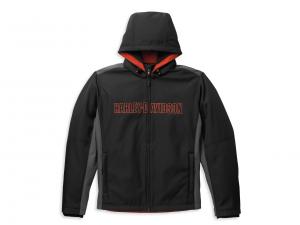 Men's Bar & Shield Hooded Softshell Jacket 98403-22VM