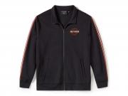 Jacke "Essential Fleece Zip Front Track Black" 96364-25VM