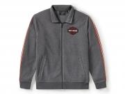 Jacke "Essential Fleece Zip Front Track Grey" 96366-25VM