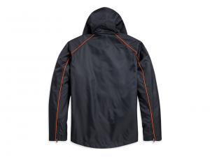 Jacke "HOODED STRIPE ORANGE"_1