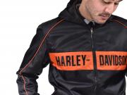 Jacke "HOODED STRIPE ORANGE"_2
