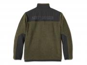 Jacke "Sherpa Full Zip Grape Leaf"_1