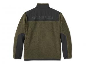 Jacke "Sherpa Full Zip Grape Leaf"_1