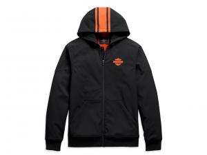 Jacke "VERTICAL STRIPE HOODED STRETCH" 98408-20VM