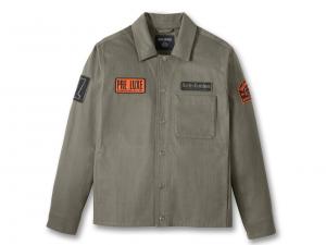 Jacke "Working Man Overshirt Green" 96043-25VM