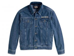 Jeansjacke "Bar & Shield Logo" 99040-08VM