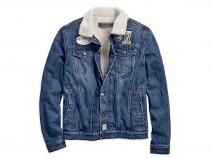 SHERPA FLEECE DENIM SLIM FIT JACKET 96600-19VM