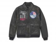 Lederjacke "Archer Bomber Casual" 97017-22VM
