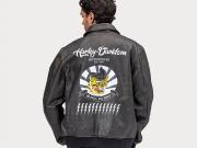 Lederjacke "Archer Bomber Casual"_2