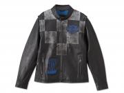 Blue Steel Convertible Leather Jacket 97028-24VM