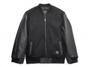Lederjacke "Harley Varsity" 97013-23VM