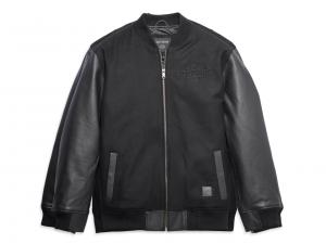 Lederjacke "Harley Varsity" 97013-23VM